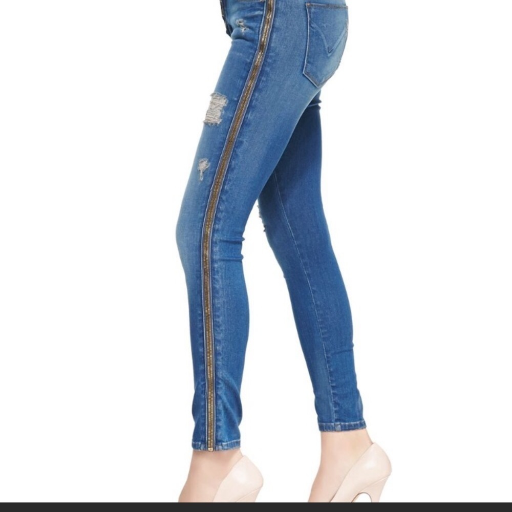 Hudson Sid super skinny crop jeans 24 - Picture 3 of 14